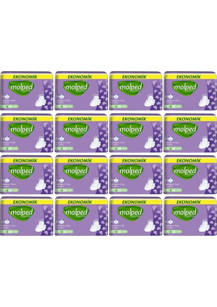 Kalın Hijyenik Ped Normal Ekonomik 20'li x 16 Paket