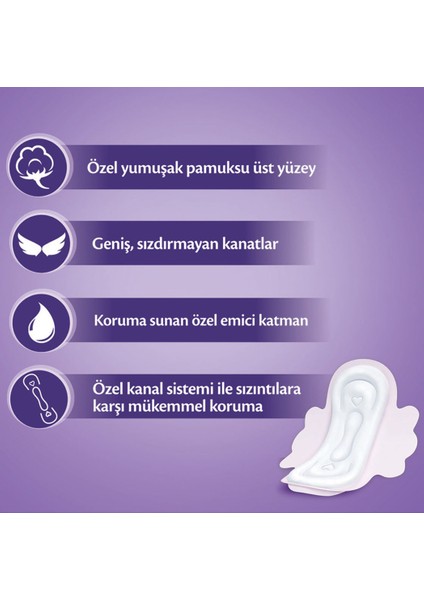 Kalın Hijyenik Ped Normal Ekonomik 20'li x 16 Paket