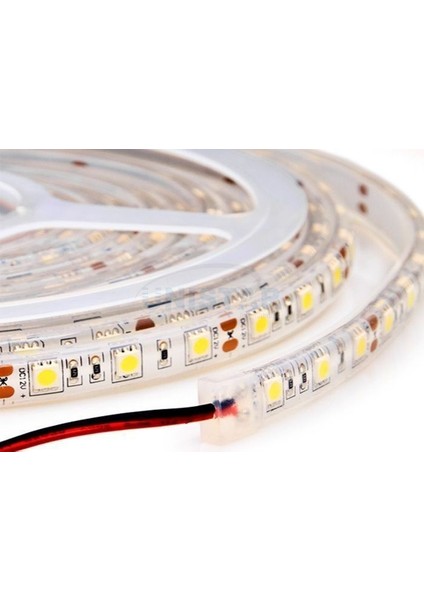 3 Çipli Silikonsuz Şerit Led İç Mekan Led Aydınlatma Amber 15 Metre