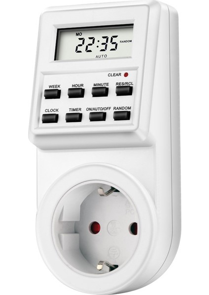 LCD Ekranlı Elektronik Zamanlayıcı Anahtar Soketi (Yurt Dışından)