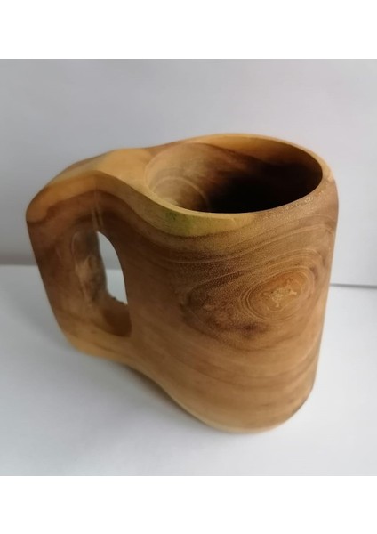 Ahşap Kuksa Bardak 12X7 cm