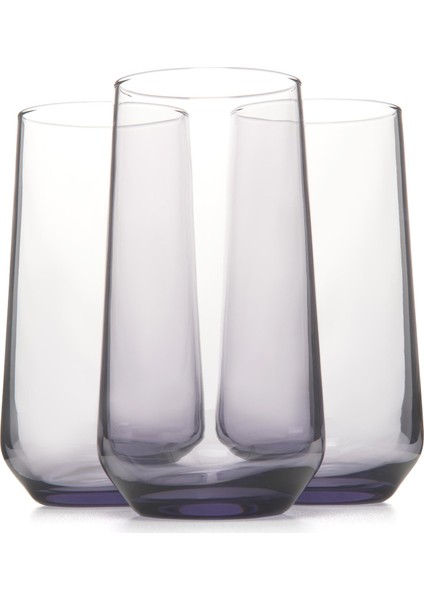 420015 Allegra 3'lü Mor Meşrubat Bardak fiyatları