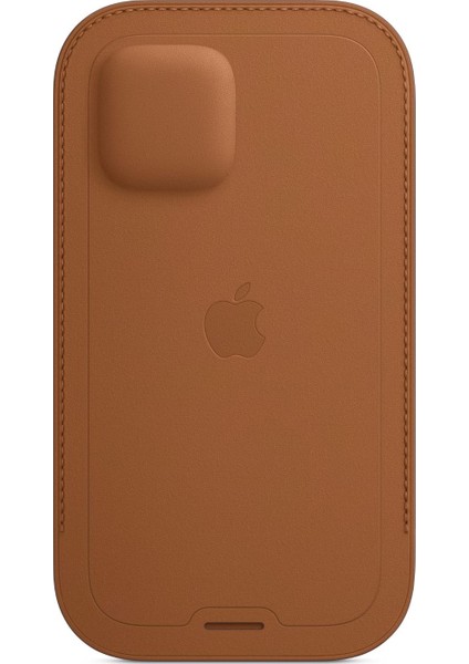 iPhone 12 - 12 Pro Deri Zarf Kılıf MagSafe Klasik Kahve - MHYC3ZM/A