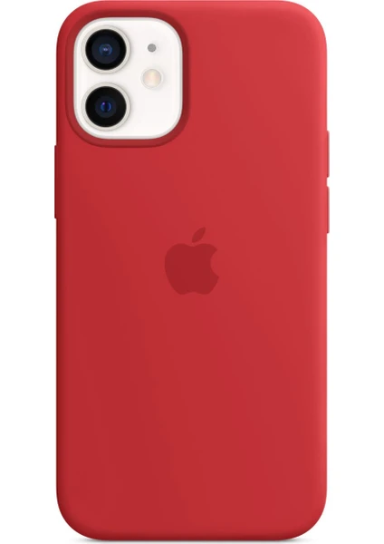 iPhone 12 Mini Silikon Kılıf MagSafe Red - MHKW3ZM/A