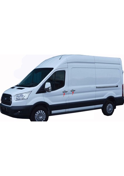 Ford Transit 7 Kapı Kolu 4 Kapı 9 Parça Paslanmaz Çelik 2014 Üzeri Modeller