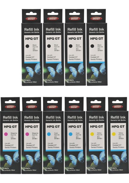 hp Smart Tank 500 513 515 519 530 615 Uyumlu Renkli Mürekkep 10 Adet fırsatları