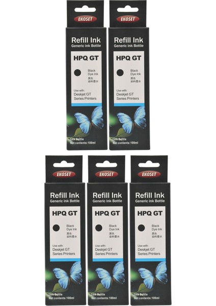 ink Tank 115 315 415 Uyumlu Siyah Mürekkep 5'li Set fırsatları