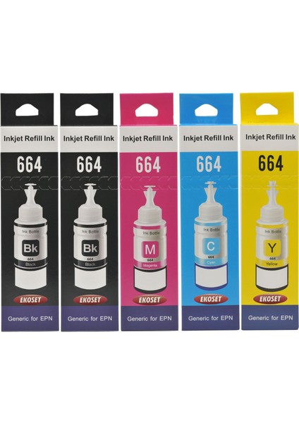 L486 L455 L550 L565 Uyumlu Mürekkep Renkli 70 ml 5 Adet fiyatları