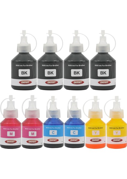 Brother Dcp T300 T310 T500W T510W Uyumlu Mürekkep 10 Adet