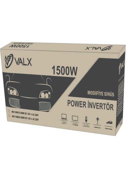 INV-150024 1500W 24V Power Inverter