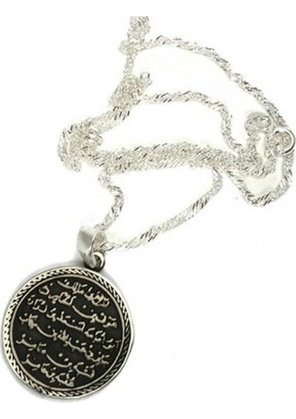 Nazar Duası Bayan Gümüş Kolye Zincir fiyatları