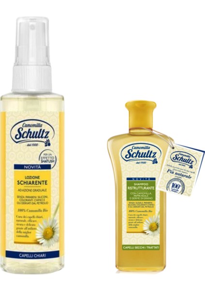 Saç Açıcı Sprey Losyon 150 ml 8004395096886 + Schultz Onarıcı Yenileyici Şampuan 250 ml