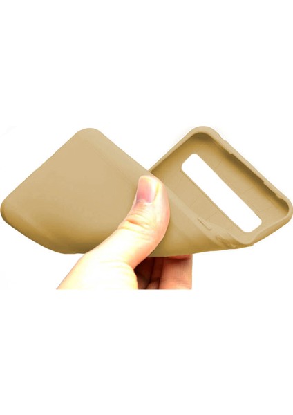 General Mobile Gm 10 Kılıf Esnek Koruyucu Silikon Hbi Gold