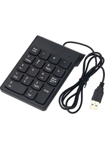 USB Numpad Numaratör Keypad Numerik Klavye USB Tuş Takımı