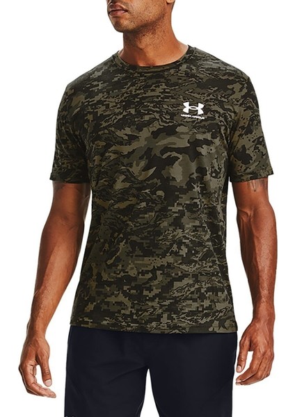 UA ABC Camo SS 1357727-001 ERKEK Siyah Tişört