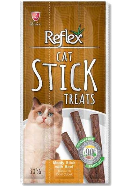 Biftekli Kedi Ödül Çubugu 5 gr * 3 Adet