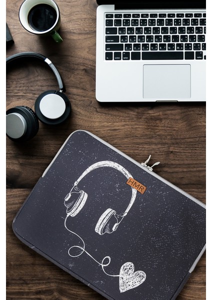 Easy Case 15" Laptop Çantası Notebook Kılıfı Music New