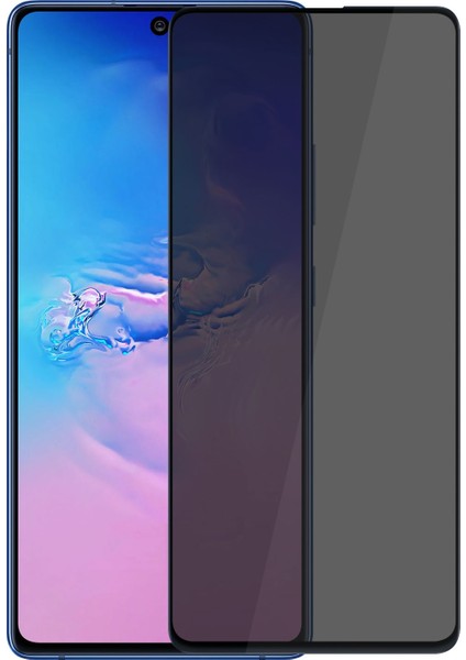 Samsung Galaxy S10 Lite Gizlilik Korumalı Cam Ekran Koruyucu