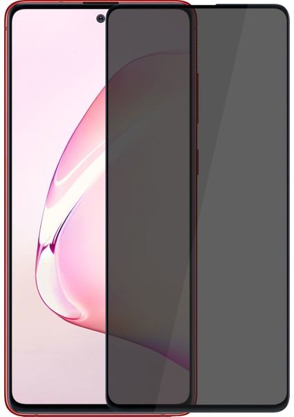 Samsung Galaxy NOTE10 Lite Gizlilik Korumalı Cam Ekran Koruyucu