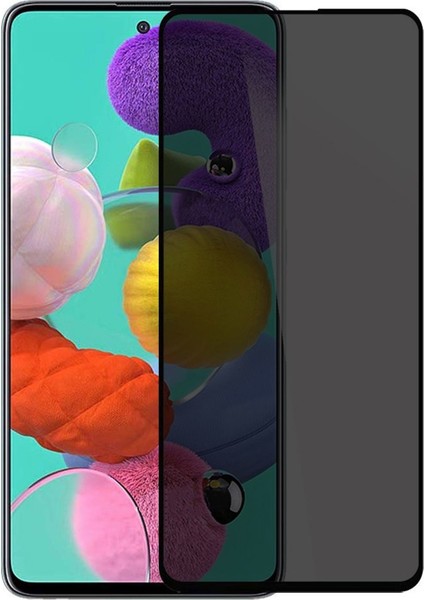 Samsung Galaxy A51 Gizlilik Korumalı Cam Ekran Koruyucu