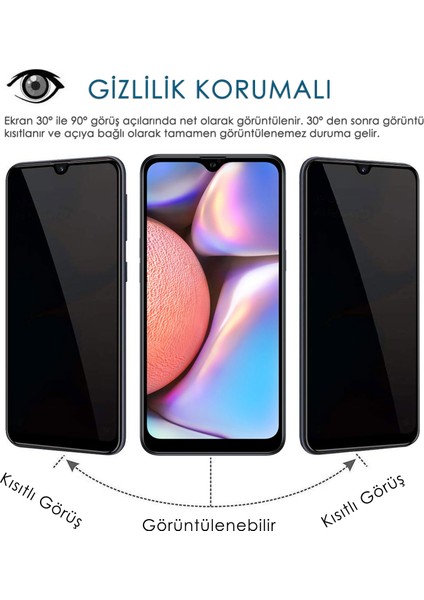 Samsung Galaxy A31 Gizlilik Korumalı Cam Ekran Koruyucu fiyatları