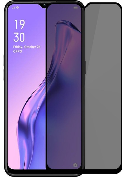 Oppo A31 Gizlilik Korumalı Cam Ekran Koruyucu