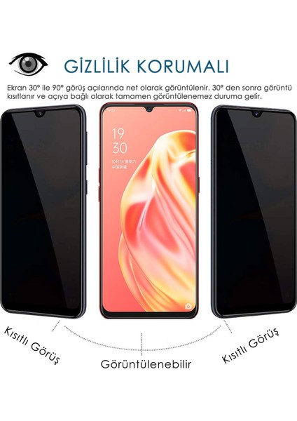 Oppo A31 Gizlilik Korumalı Cam Ekran Koruyucu fiyatları