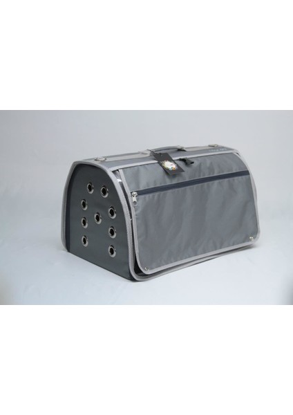 Büyük Şeffaf&perdeli Flybag Gri