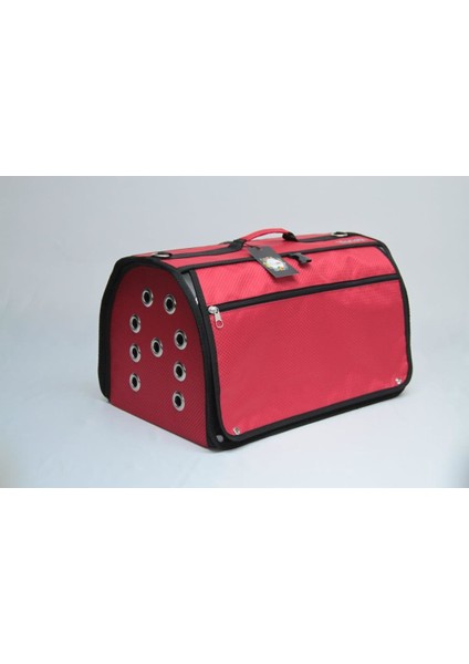 Büyük Şeffaf&perdeli Flybag Kırmızı