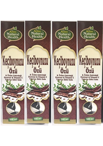 Üzüm Ekstratlı Vitamin C Keçiboynuzu Özü 4 x  500 gr