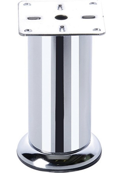 Metal Mobilya Ayak 10 cm Krom Metal Bingolu Ø42 Çap