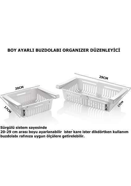 Buzdolabı Organizeri Boyu Ayarlanabilir Buzdolabı Düzenleyici fırsatları