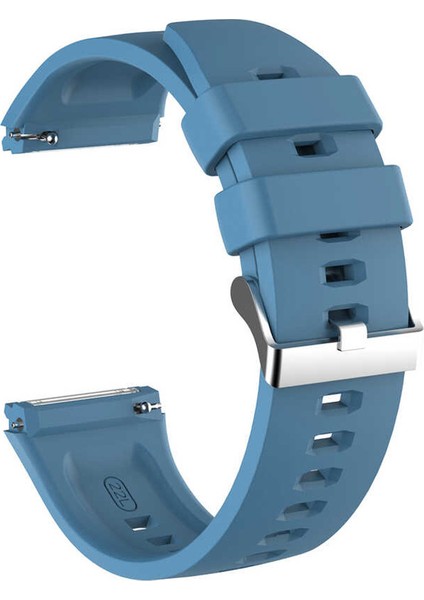 Huawei Watch Gt2 E Frontier Silikon Kayış Kordon Mavi