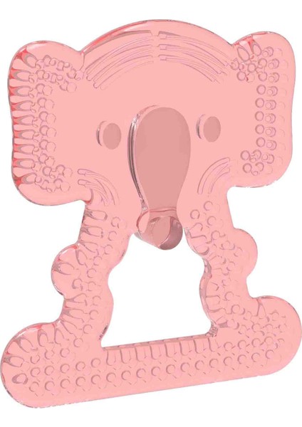 Silikon Diş Kaşıyıcı Fil Pembe