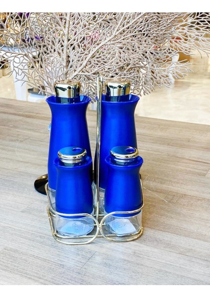 Sembol Kitchen Art-50 Stantlı 4’lü Yağlık Sirkelik Takımı Mavi fiyatları