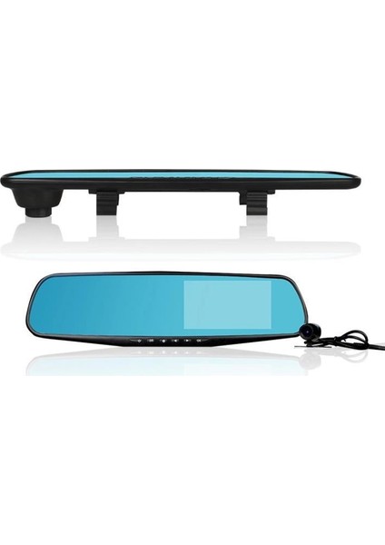 Carlog 4.3" HD Ön ve Arka Çift Lensli Dikiz Aynası Kamerası (Yurt Dışından) fiyatları