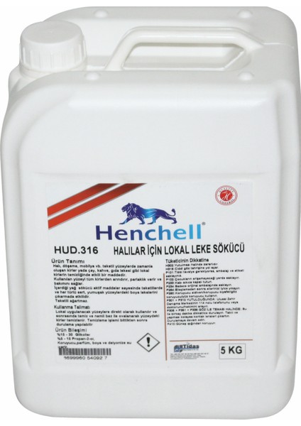 Halılar Için Lokal Leke Sökücü 5 kg