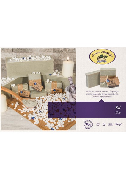 Kil Sabunu - 100 gr - Sabun Mutfağı