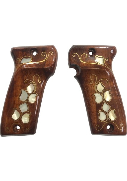 Mab Model D 7.65MM Sedef Kakma Ahşap Kabze Mod3