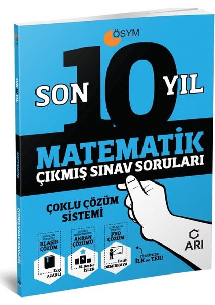 Arı Yayıncılık Son 10 Yıl Matematik Çıkmış Sınav Soruları