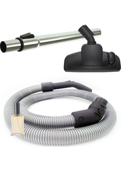 Fantom Sessiz SS 2400 Elektrikli Süpürge Hortumu Emici Yer Başlığı Teleskopik Boru SH0021-1