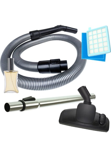 Philips FC 8632 PowerPro Active Elektrikli Süpürge Hortum Emici Yer Başlık Boru Filtre Seti SH0015-5