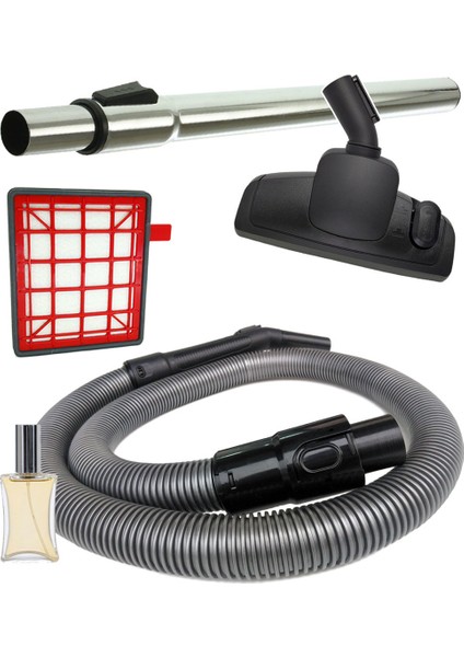 Fakir Veyron Turbo XL Elektrikli Süpürge Hortumu Emici Yer Başlığı Teleskopik Boru Filtresi SH0014-5