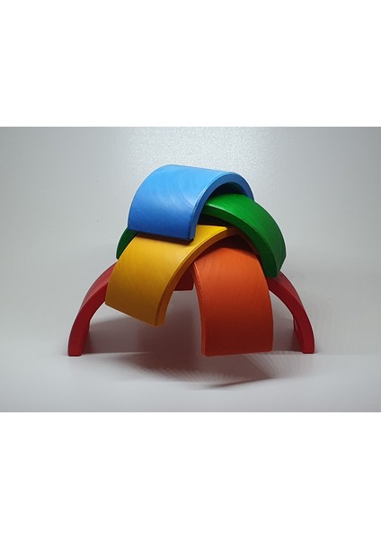 Kırt Kırt Ahşap Waldorf Gökkuşağı 6'lı Rainbow fiyatları
