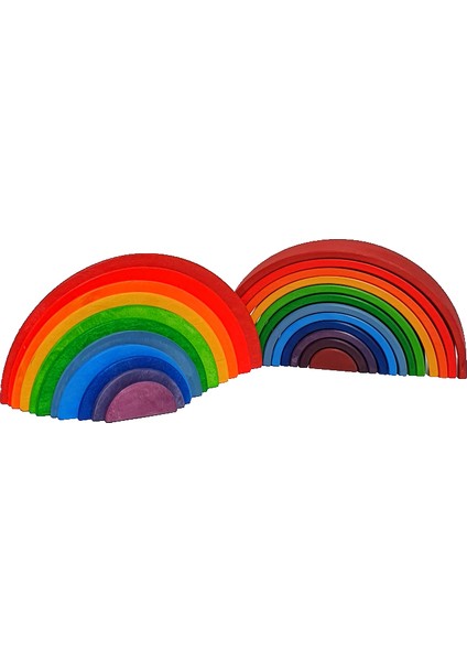 Kırt Kırt Ahşap Waldorf Gökkuşağı & Tablası Seti fiyatları