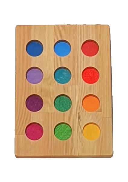 Waldorf Ahşap Top Tabla Seti 12'li fiyatları