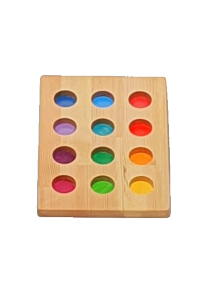 Waldorf Ahşap Top Tabla Seti 12'li fırsatları