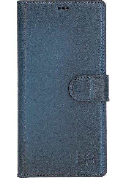 Mw Deri Telefon Kılıfı Samsung Note 20 Rfıd BRN4EF Mavi fiyatları