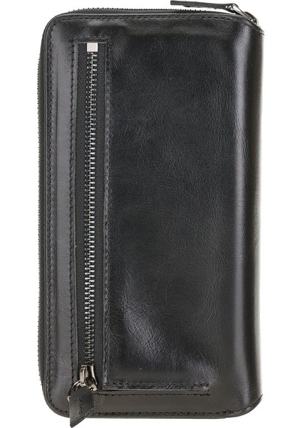 Mw Pouch Deri Telefon Kılıfı iPhone 12/12 Pro Rst1 Siyah Rfıd modelleri