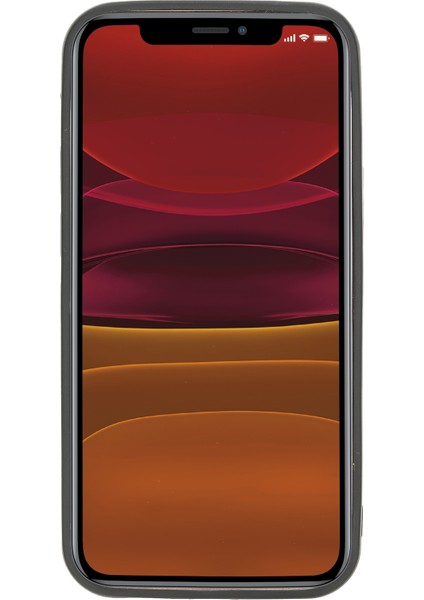 Fxc-Cc Deri Telefon Kılıfı iPhone 12 Pro Max TN18EF Gri